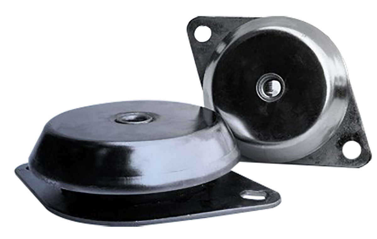 RS PRO Round M16 Anti Vibration Mount with 400kg Compression Load