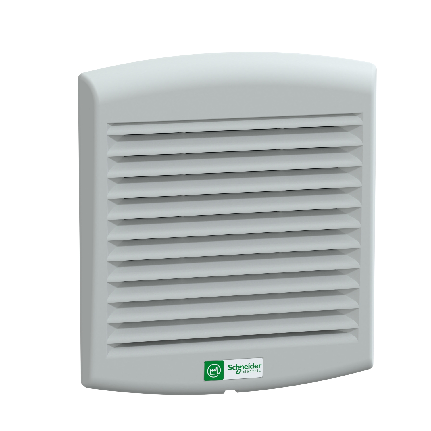 Schneider Electric Grey Injected Thermoplastic (ASA PC) Fan Filter, Parallel Slat, 170 x 150 x 62mm