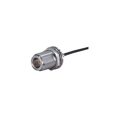 Huber+Suhner 24_N-5 Series Socket Cable Mount Coaxial PCB Connector, 50Ω, Crimp Termination, Straight Body