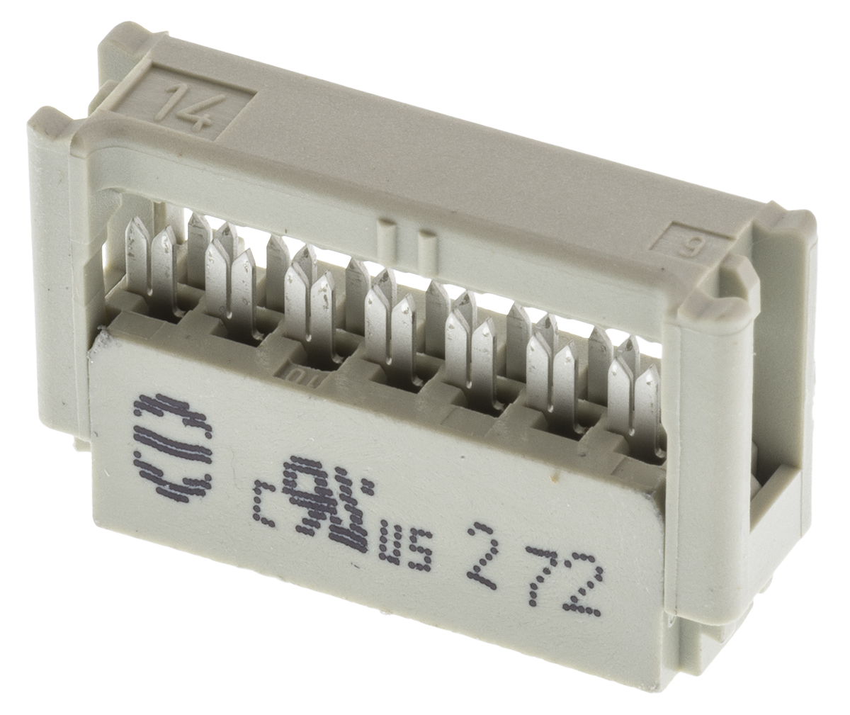 HARTING 14-Way IDC Connector Socket for Cable Mount, 2-Row
