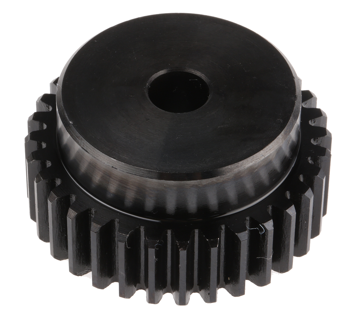 RS PRO Steel 32 Teeth Spur Gear, 1.5 Module, 10mm Bore Diam, 48mm Pitch Diam, 40mm Hub Diam