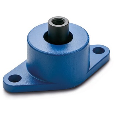 RS PRO Rectangular M16mm Anti Vibration Mount, Flange Mount with 600daN Compression Load