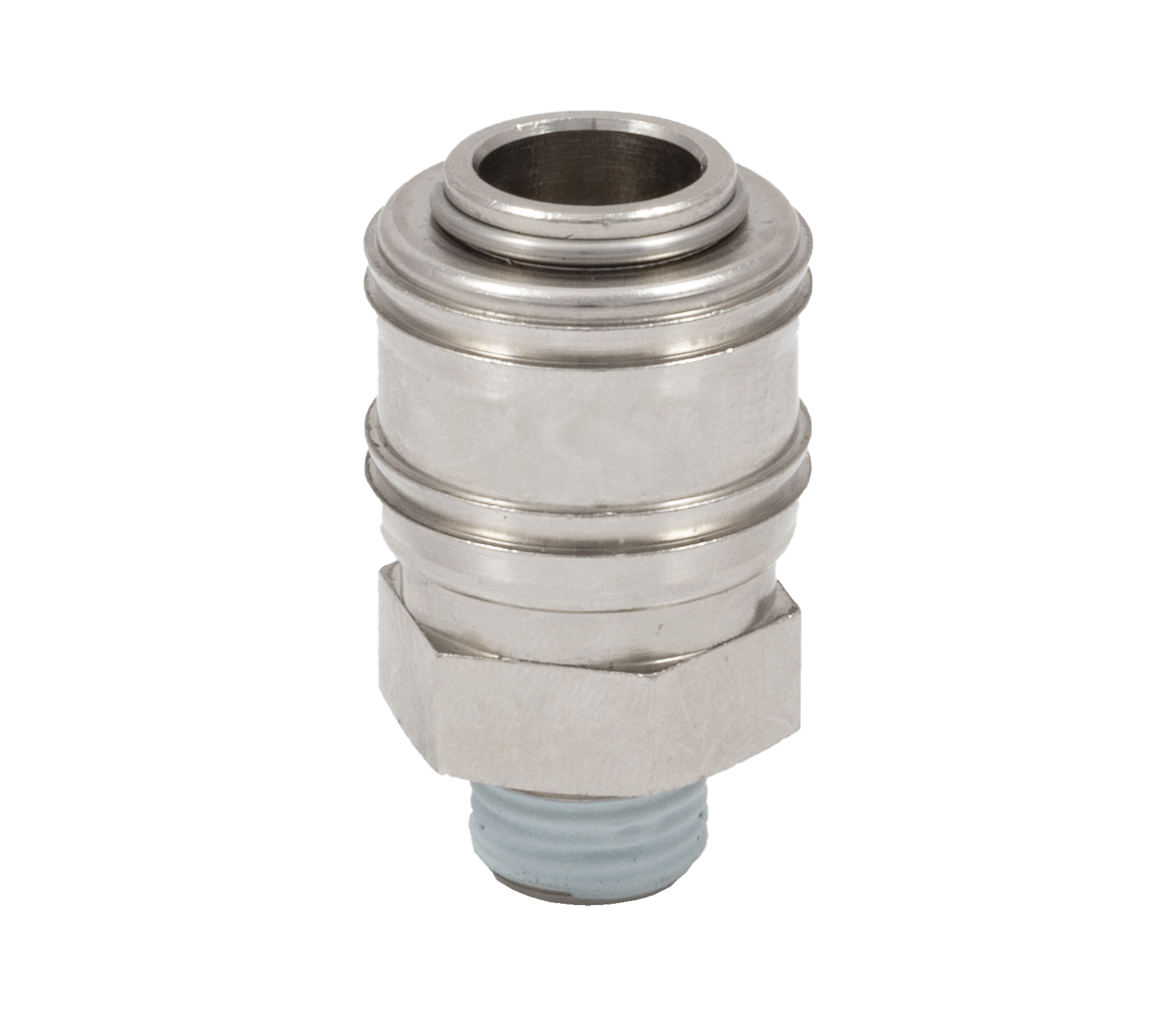 RS PRO Brass Female Pneumatic Quick Connect Coupling, BSPT 3/8 Male Threaded
