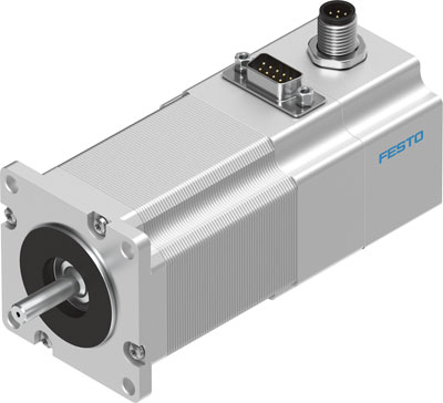 Festo EMMS-ST Series Hybrid Stepper Motor, 1.4Nm Torque, 48 V, 1.8°, 6.35mm Shaft