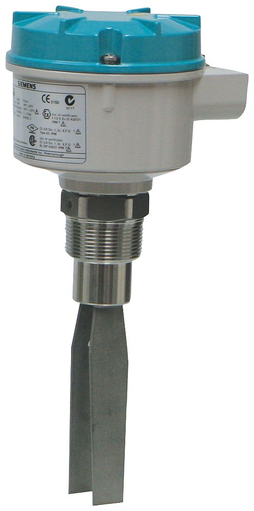Siemens SITRANS LVS100 Series Vibrating Level Switch Level Sensor, DPDT Relay Output, Vertical, Stainless Steel Body