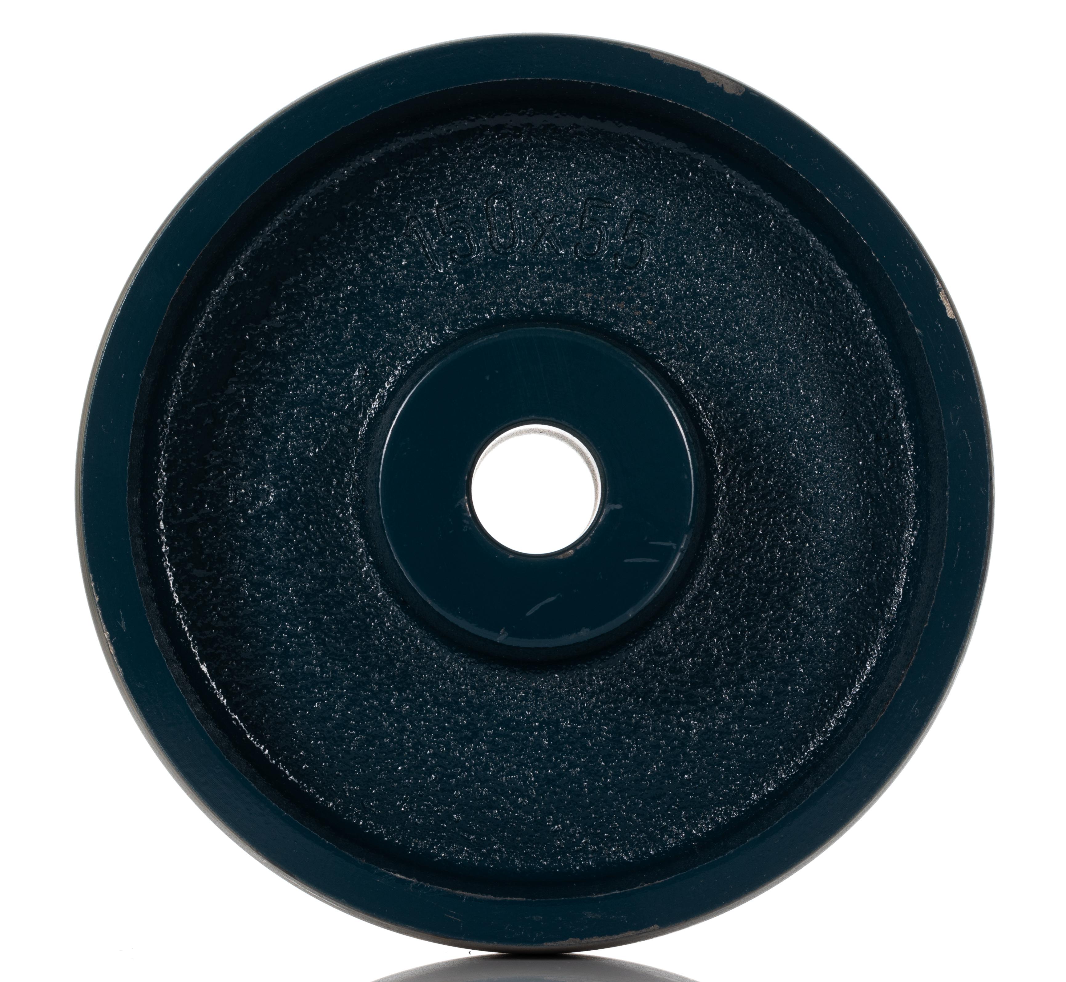LAG Blue Cast Iron High Load Capacity, Low Rolling Resistance Trolley Wheel, 1200kg