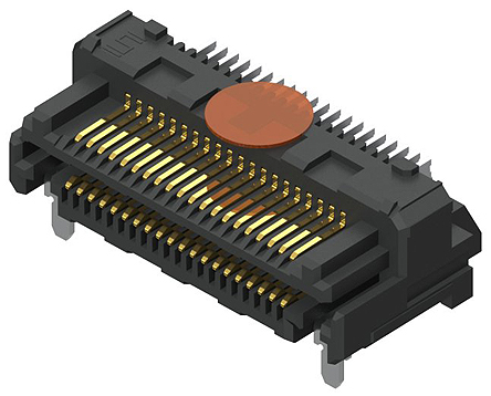 Samtec LSHM Series Right Angle Surface PCB Header, 40 Contact(s), 0.5 mm Pitch, 2 Row, Shrouded