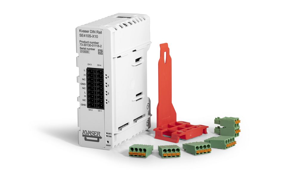 Kvaser SE410S Series Interface Module, DIN Rail