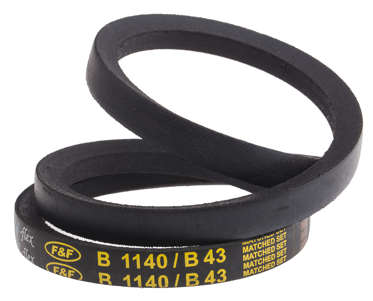 RS PRO Drive Belt, belt section B, 1090mm Length