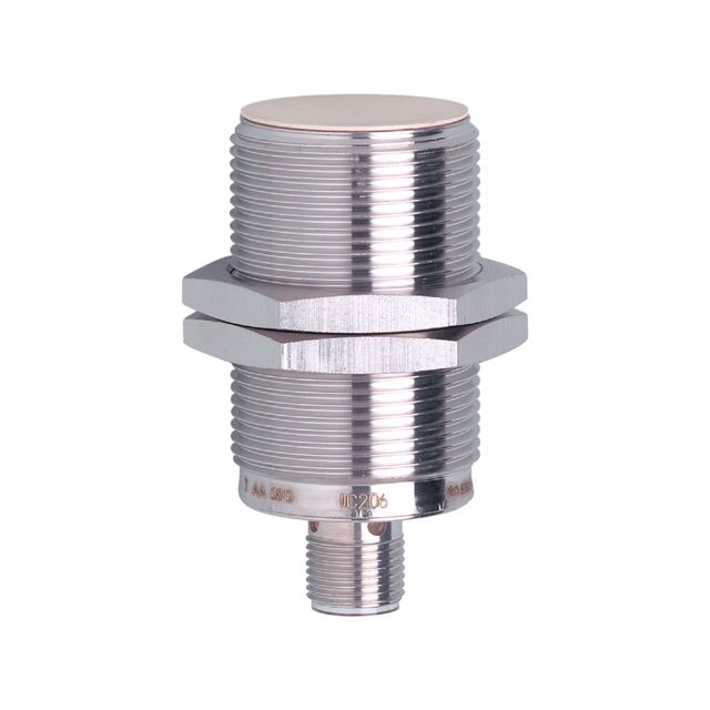 ifm electronic Inductive Threaded Barrel Proximity Sensor, M30, 15 mm Detection, PNP NO, 10 → 36 V dc