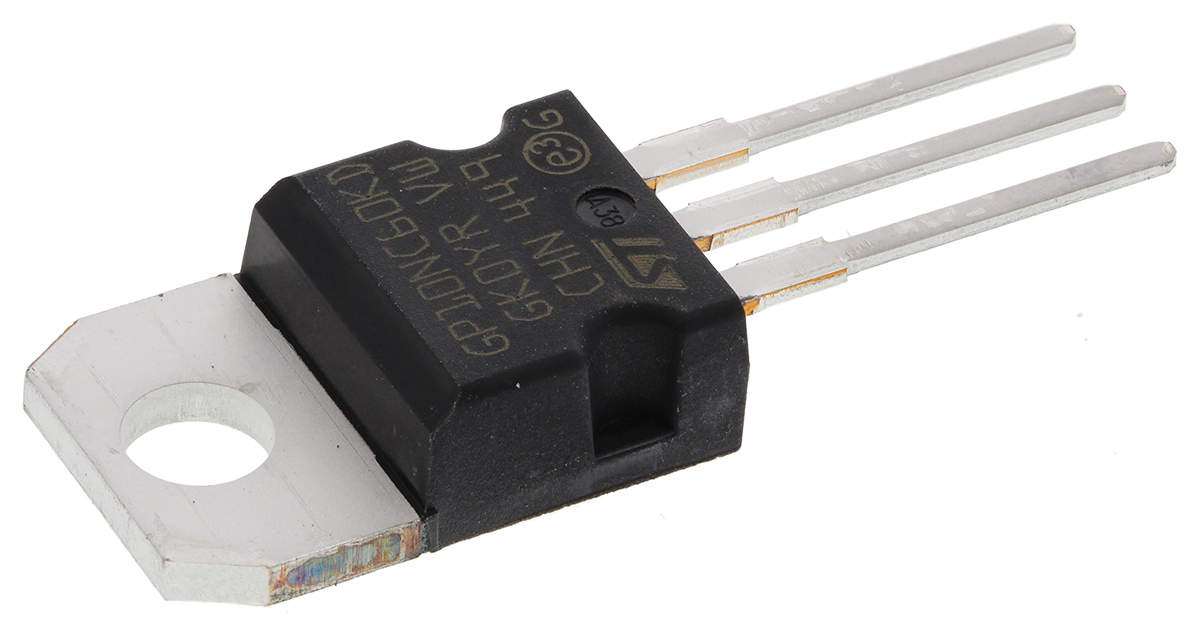 STMicroelectronics STGP10NC60KD IGBT, 20 A 600 V, 3-Pin TO-220, Through Hole