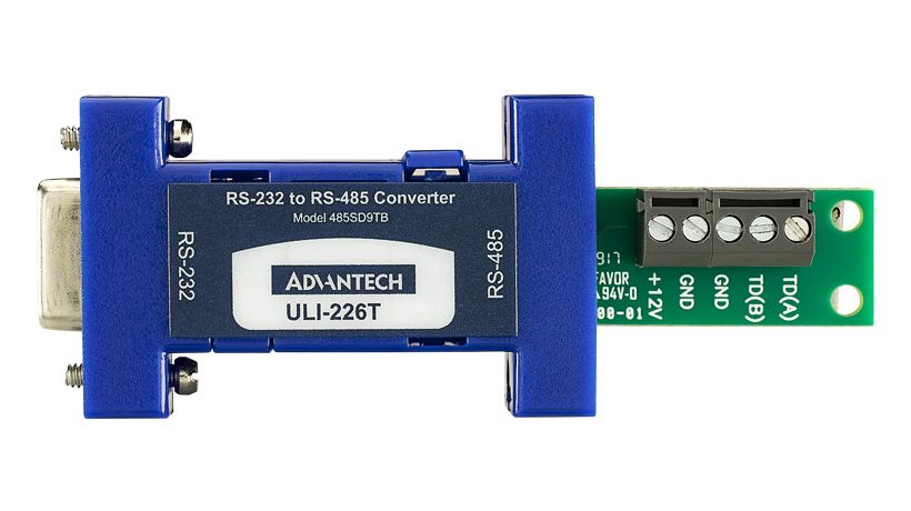 RS485 DB-9 Female to Terminal Block Female Interface Converter, ULI 226