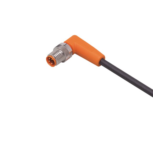 ifm electronic Male 3 way M8 to Female 4 way M12 Communication Cable, 2 m