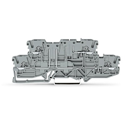 WAGO 2002-2941 TOPJOB S Series Grey, 2.5mm², 2-Level, Push In Termination, ATEX, CSA, IECEx