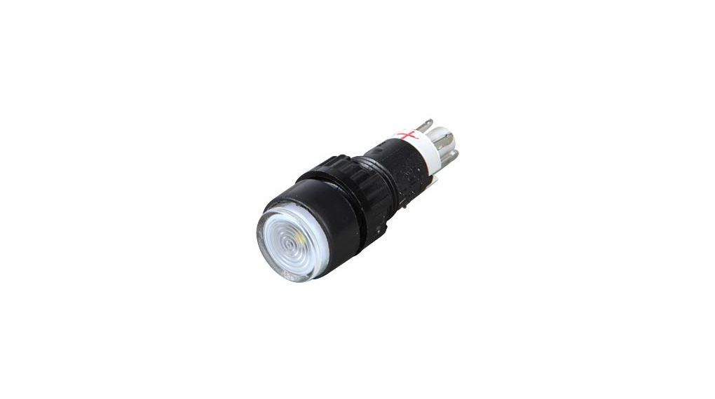RAFI 1.15 Series Illuminated Illuminated Push Button Switch, Momentary, Through Hole, 9.1mm Cutout, 1 NC + 1 NO, 24V,