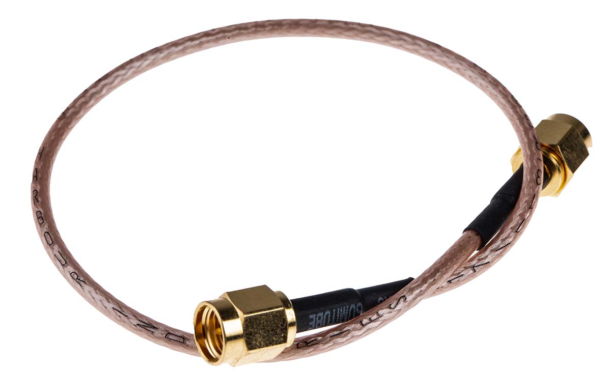 RS PRO YH46 Series, 255 mm, RG316/U Coaxial, Terminated 50 Ω