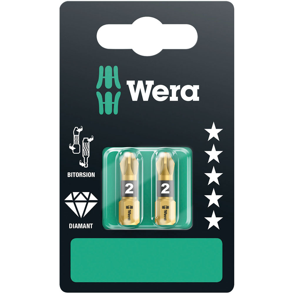 Wera 2 Pieces, Pozidriv