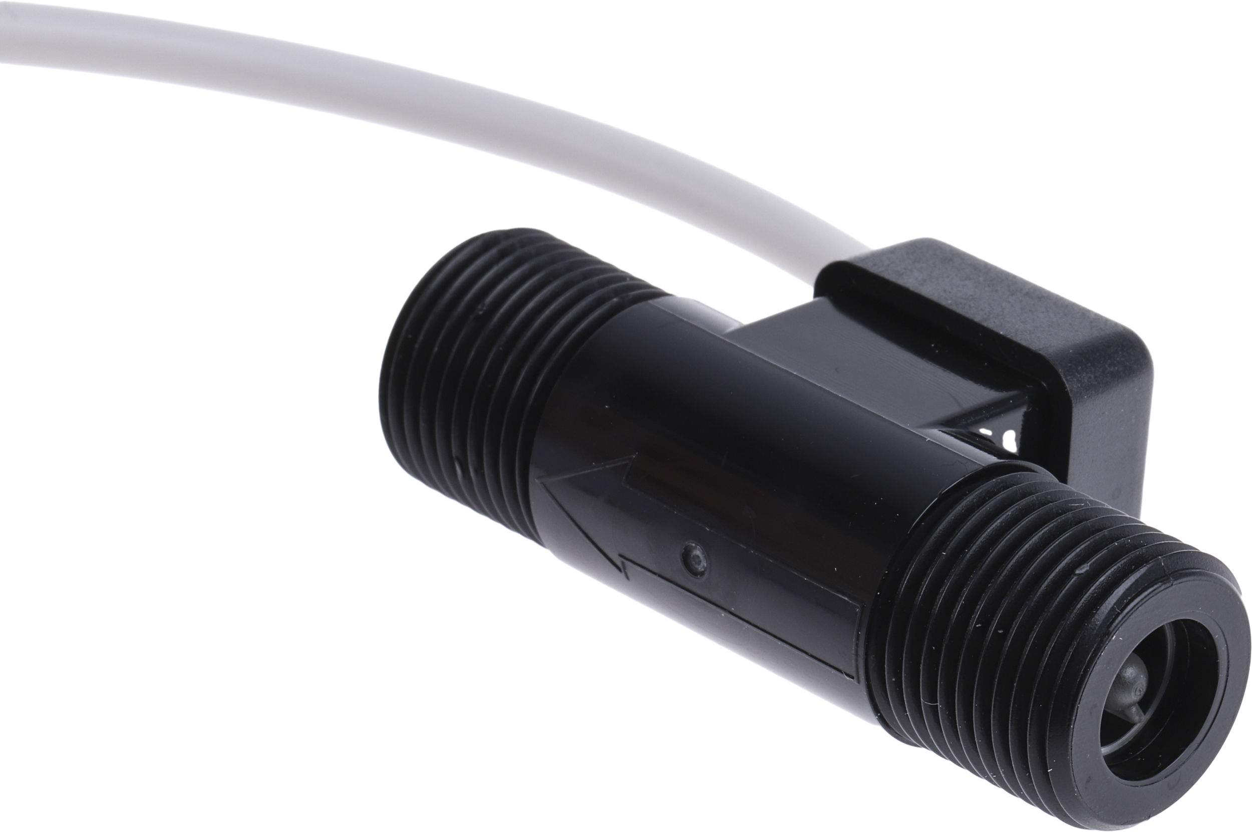 Gems Sensors FT-110 Series Turbine Flow Sensor for Liquid, 1 L/min Min, 15 L/min Max