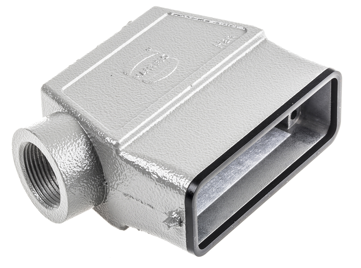 HARTING Han A Heavy Duty Power Connector Hood, PG16 Thread, Side Entry