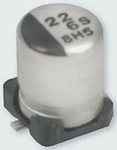 Panasonic 47μF Aluminium Electrolytic Capacitor 16V dc, Surface Mount - EEE1CA470WR