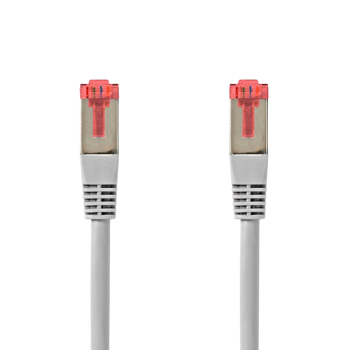 NedisCCGL85, 3m Cat6, Grey RJ45 to Male RJ45 Male, SF/UTP Shielded, Terminated PVC Sheath