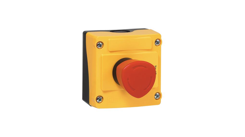 BACO LBX Series Push Button Enclosure, 22mm Cutout, Red LED, IP66