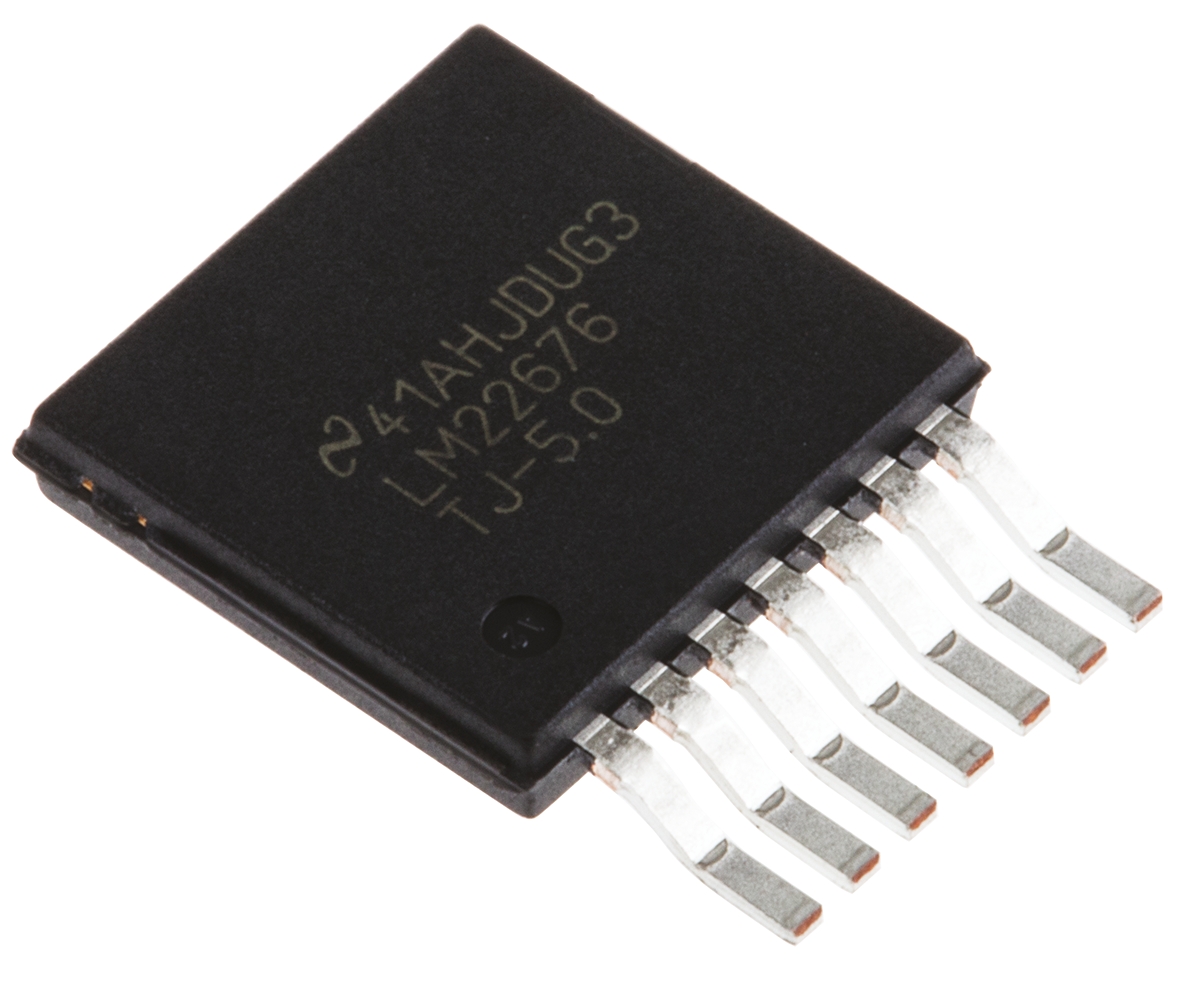 Texas Instruments LM22676TJE-5.0/NOPB, 1-Channel, Step Down DC-DC Converter 7-Pin, TO-263