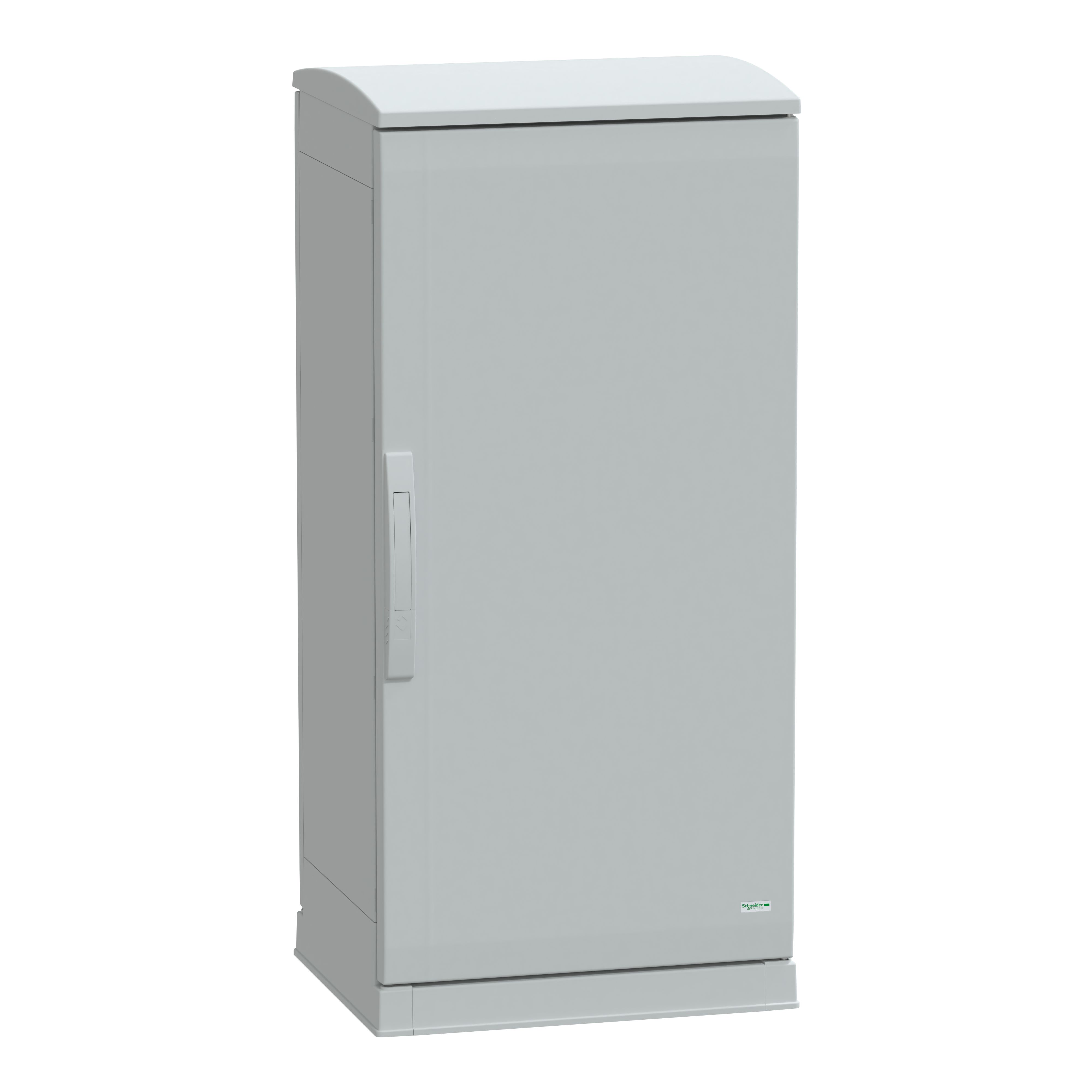 Schneider Electric PanelSeT Series Fibreglass Reinforced Polyester Single-Door-Door Floor Standing Enclosure, Opaque