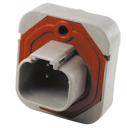 Deutsch, DT15 Automotive Connector Panel Mount, Through Hole 4 Way, Solder Termination DT15-4P