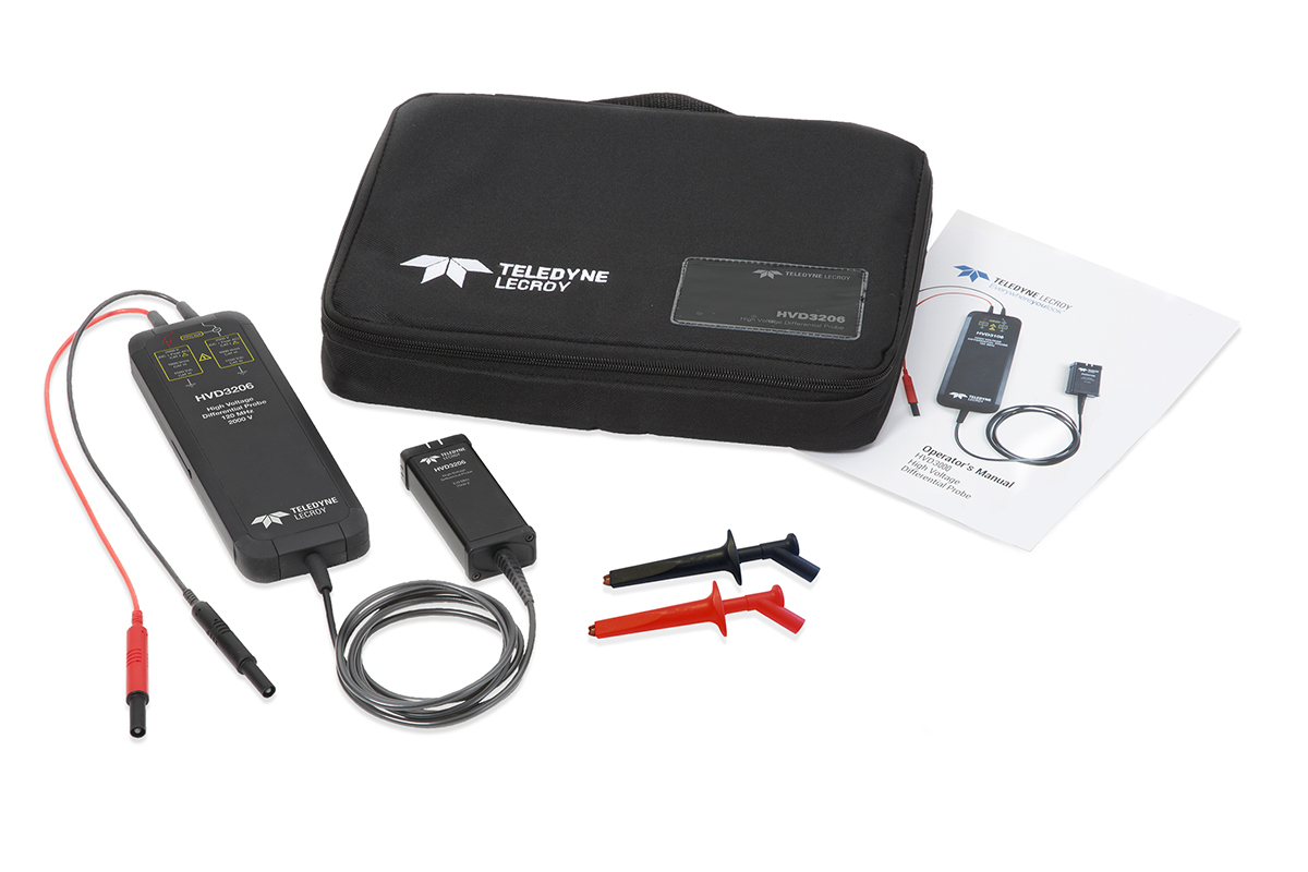 Teledyne LeCroy HVD3000A Series HVD3206A Oscilloscope Probe, Differential Type, 120MHz, 1:50, 1:500