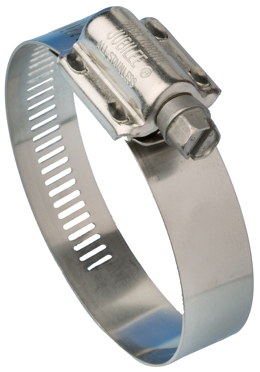 Jubilee Stainless Steel Slotted Screw Worm Drive, 16mm Band Width, 430 → 460mm ID