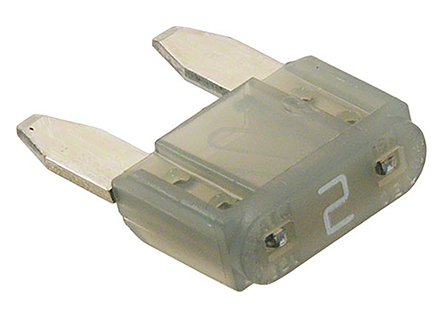 Eaton 2A Grey Blade Car Fuse, 32V ac/dc