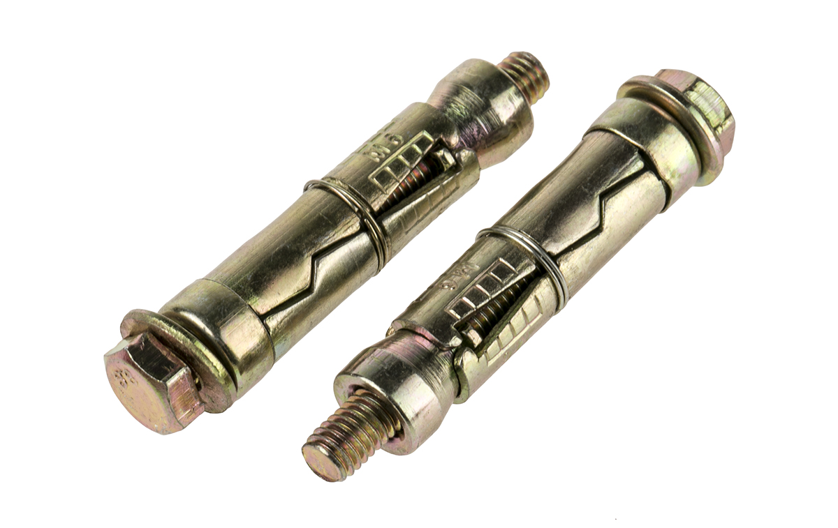 RS PRO Carbon Steel Shield Anchor Loose Bolt M6 x 45mm, 12mm Fixing Hole