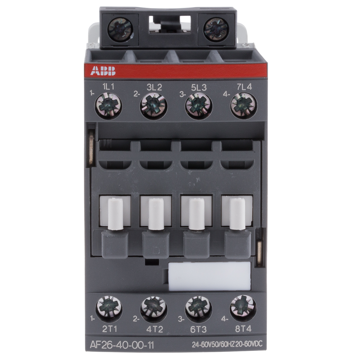 ABB AF26 Contactor, 24 V Coil, 4-Pole, 45 A, 11 kW 60 V, 4 NO, 690V