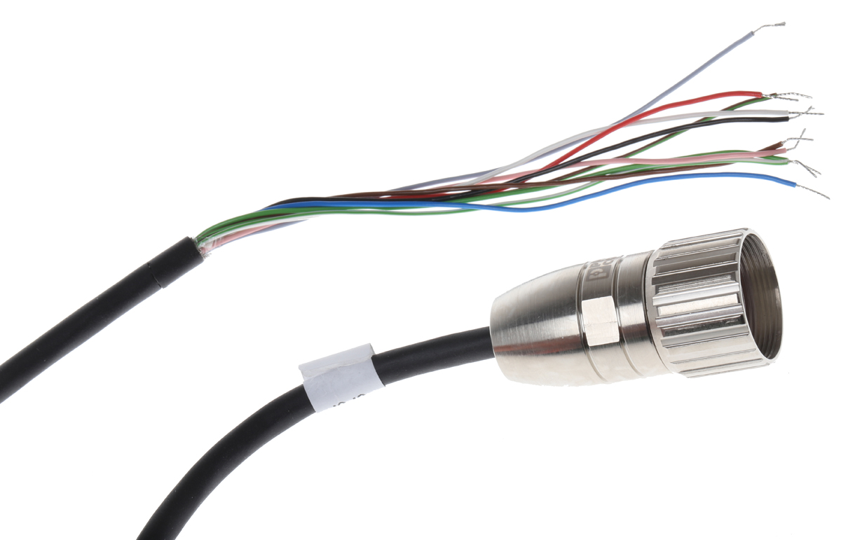 Baumer Female 12 way M23 to Female Free End Sensor Actuator Cable