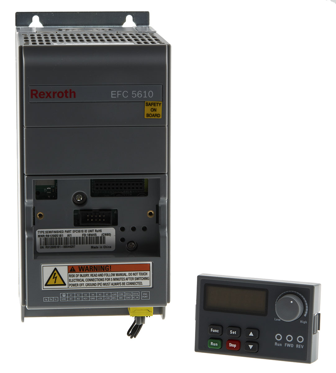 Bosch Rexroth Inverter Drive, 2.2 kW, 3 Phase, 380 V ac, 5.6 A, EFC 5610 Series