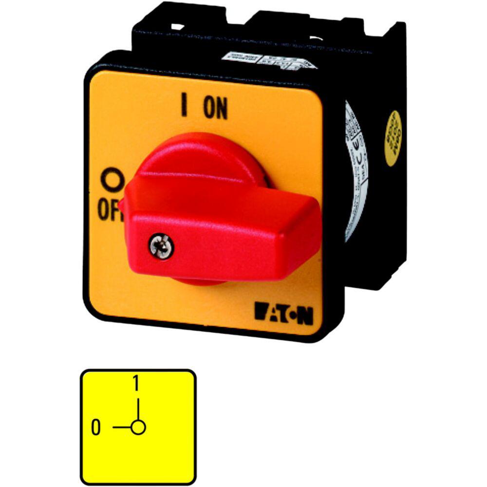 Eaton, 6P 2 Position 90° On-Off Cam Switch, 690V (Volts), 20A, Rotary Actuator
