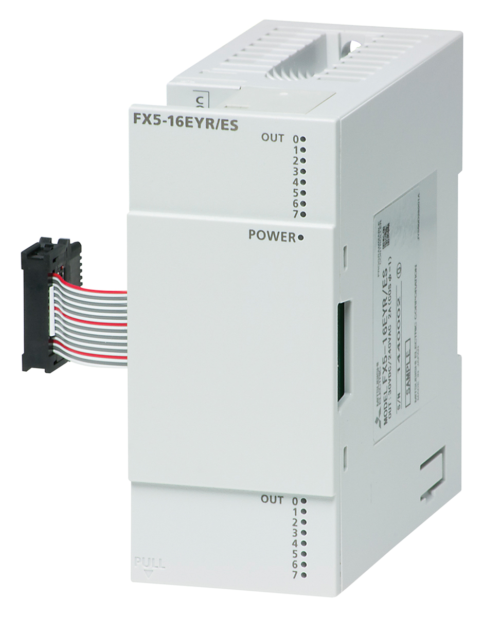 Mitsubishi Electric SNAP Series PLC I/O Module for Use with FX5U CPU Module, FX5UC CPU Module, Relay, Transistor, 5 V