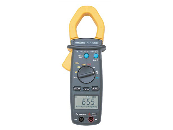 Chauvin Arnoux MX655 Clamp Meter, 1400 A 1000 A 1400 V 1000 V ac CAT IV 600 V, CAT III 600 V, Negative