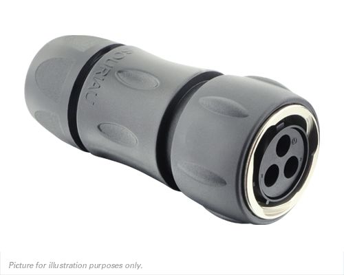 Souriau Sunbank by Eaton Circular Connector, 3 Contacts, Cable, Standard Connector, Plug, Female, IP68, IP69K, UTGX