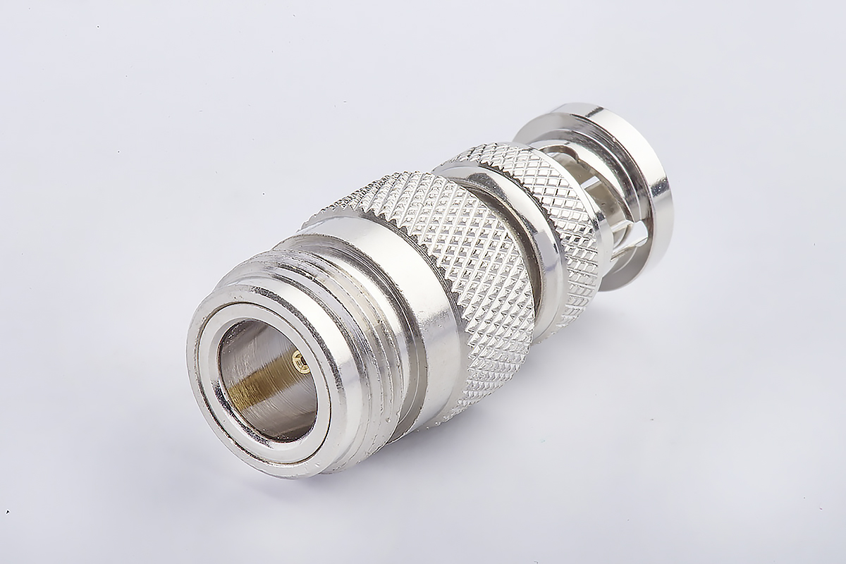 RS PRO Straight 75Ω Coaxial Adapter BNC Plug to N Socket 6GHz