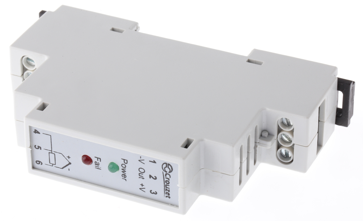 Crouzet Signal Conditioner, Thermocouple Input, Voltage Output, 24V dc Supply
