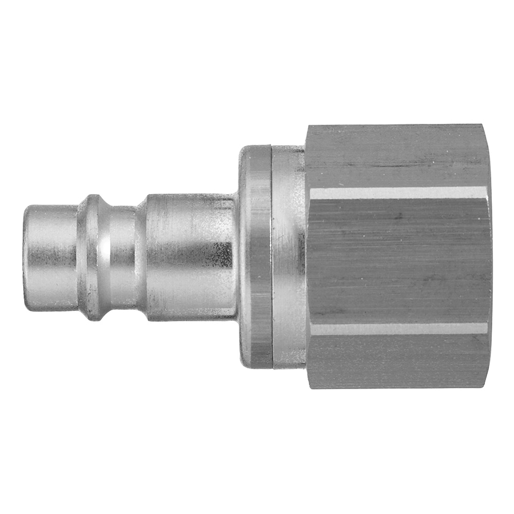 Legris Nickel Plated Brass Female Pneumatic Quick Connect Coupling, BSPP 1/8 in Female Female Thread