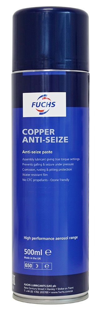 Fuchs COPPER Anti-Seize Anti Seize Lubricant 500 ml Spray