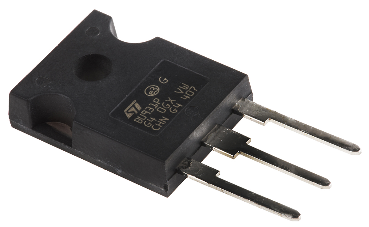 STMicroelectronics BU931P NPN Darlington Transistor, 15 A 400 V HFE:300, 3-Pin TO-247