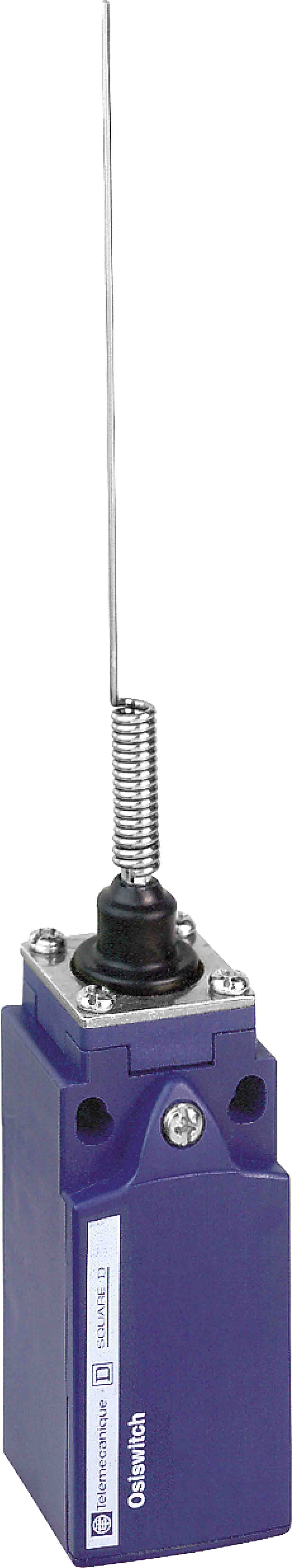 Telemecanique Sensors XCKN Series Cats Whisker Limit Switch, 1NC/1NO, IP66, IP67, Plastic Housing, 10A Max