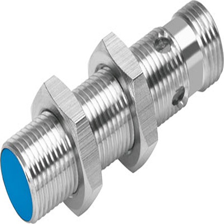 Festo Inductive Threaded Barrel Proximity Sensor, M12, 4 mm Detection, NPN NO, 10 → 30 V dc