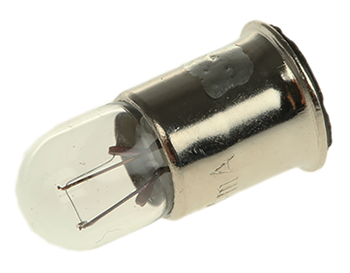 RS PRO Midget Flange Indicator Light, Clear, 28 V, 24 mA, 4000h