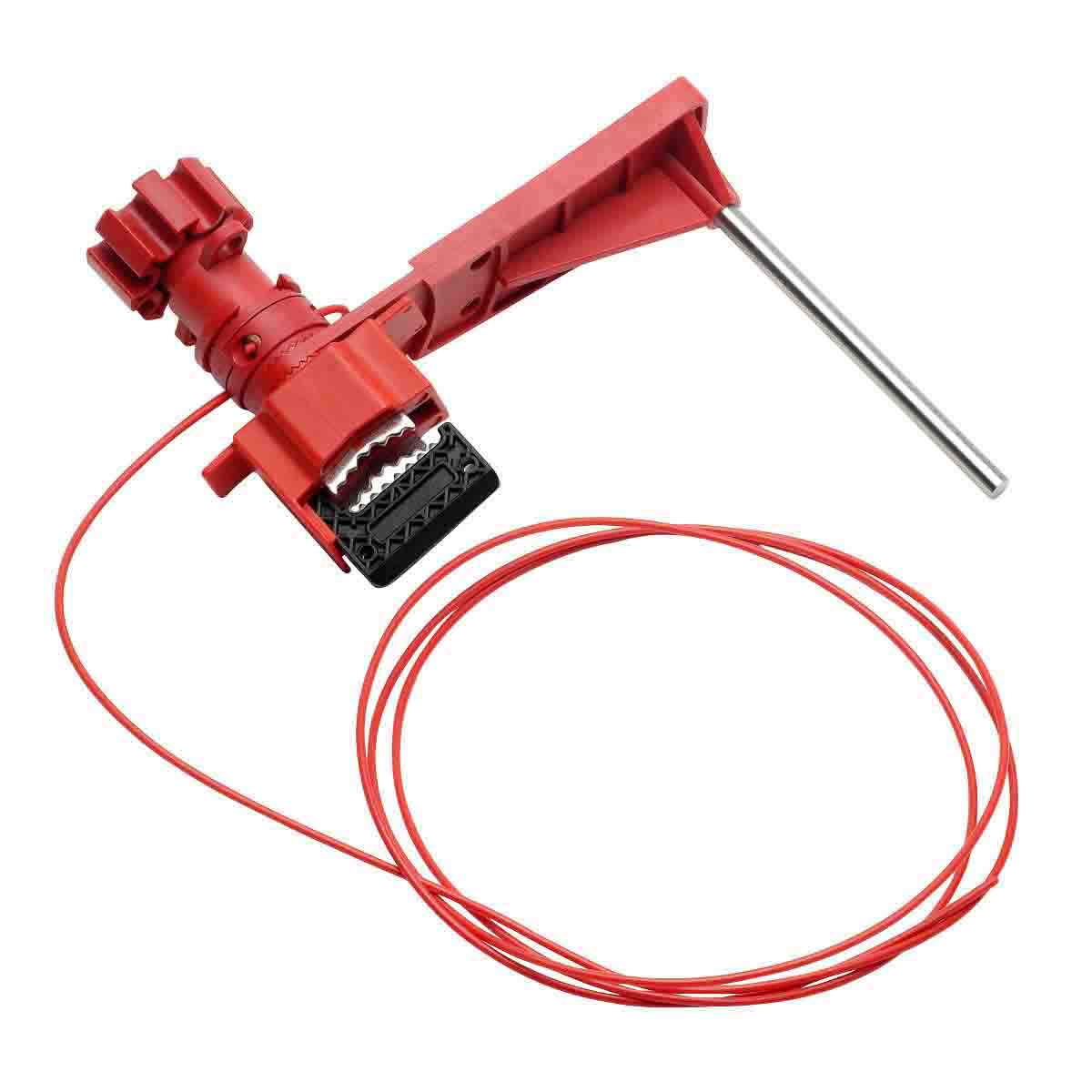 Brady Red 1-Lock Brass, Stainless Steel Universal Valve Lockout, 9.91mm Shackle