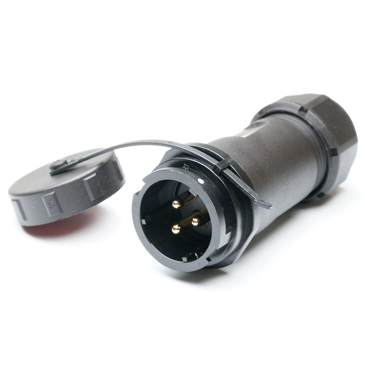 RS PRO Industrial Circular Connector, 3 Contacts, In-Line Cable Mount, SY21 Connector, Socket, Male, IP67, SY21 Series